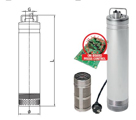 IZY DH 15 hydrofoor dompelpomp met ingebouwde sturing 2