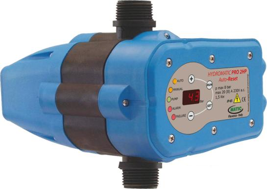 [HYDROMATIC-PRO-2HP] Hydromatic PRO 2HP digitale pompsturing met restart